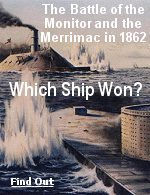 Neither ship won, but the Monitor did prevent the Merrimac from breaking the Union blockade of the James River, and the battle made wooden ships suddenly obsolete.